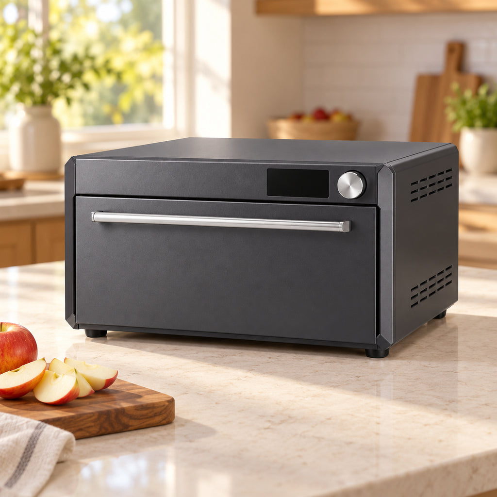 Low-Profile Four-Tray Digital Food Dehydrator
