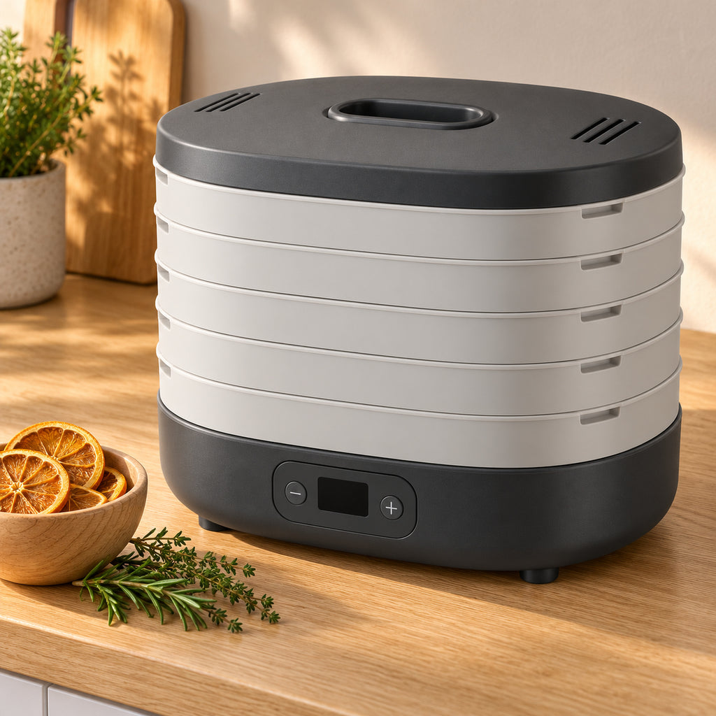 Oval Five-Tier Digital Food Dehydrator
