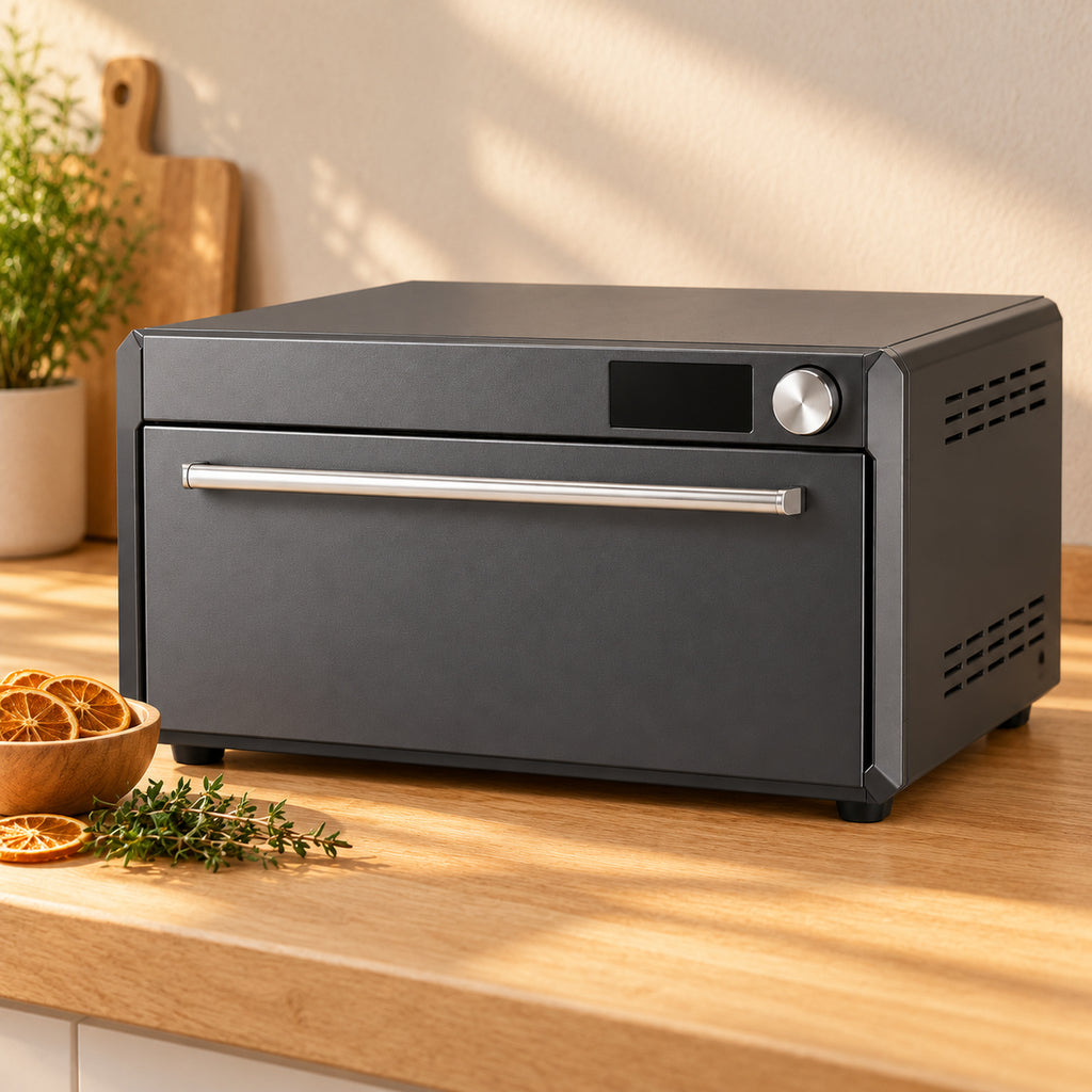 Low-Profile Four-Tray Digital Food Dehydrator